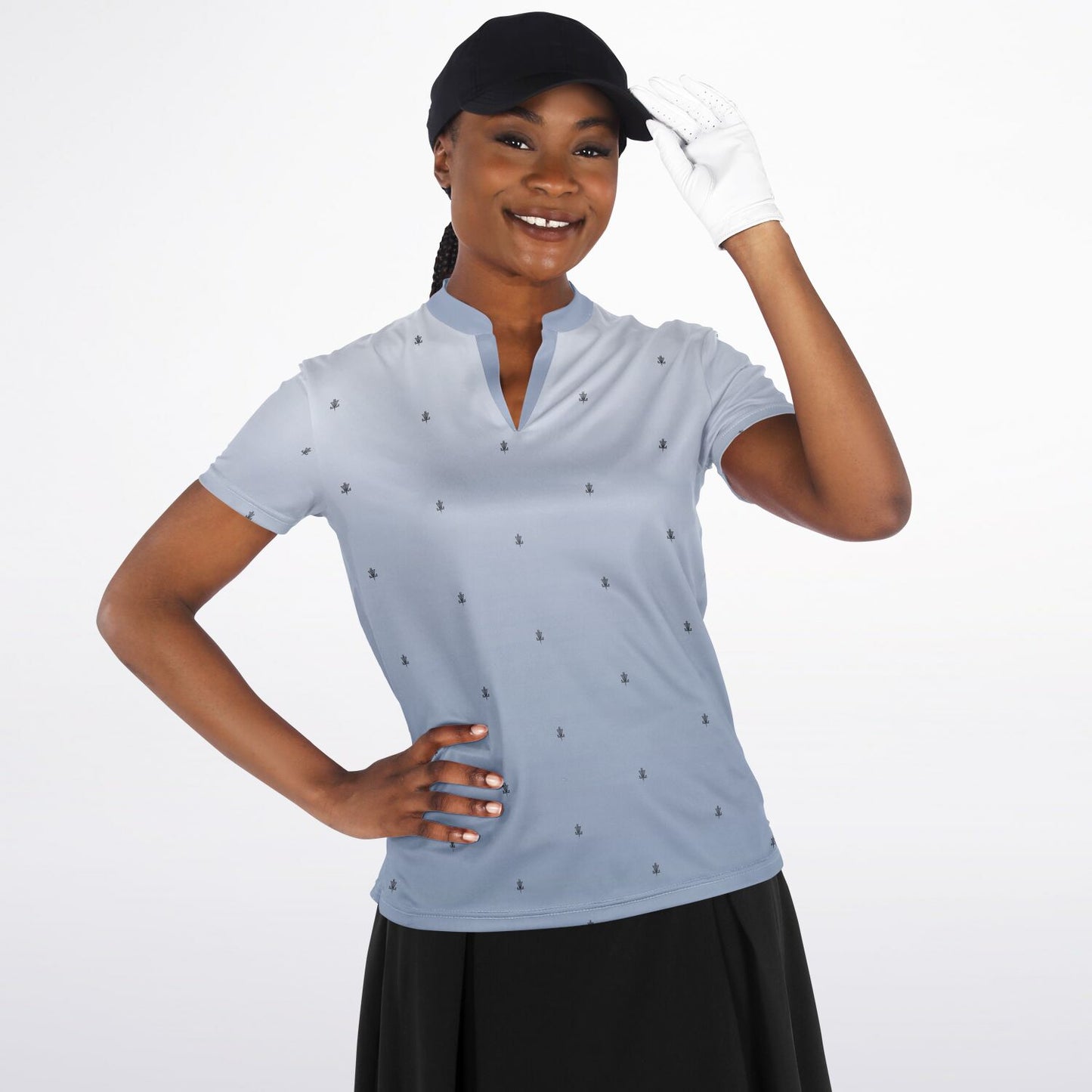 Women's Pale Blue Competition Polo