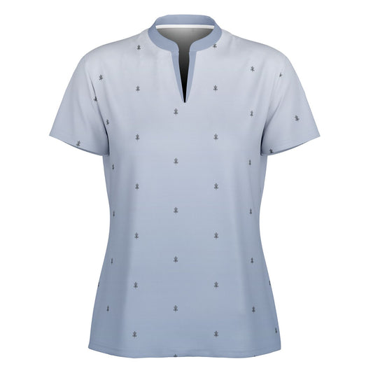 Women's Pale Blue Competition Polo