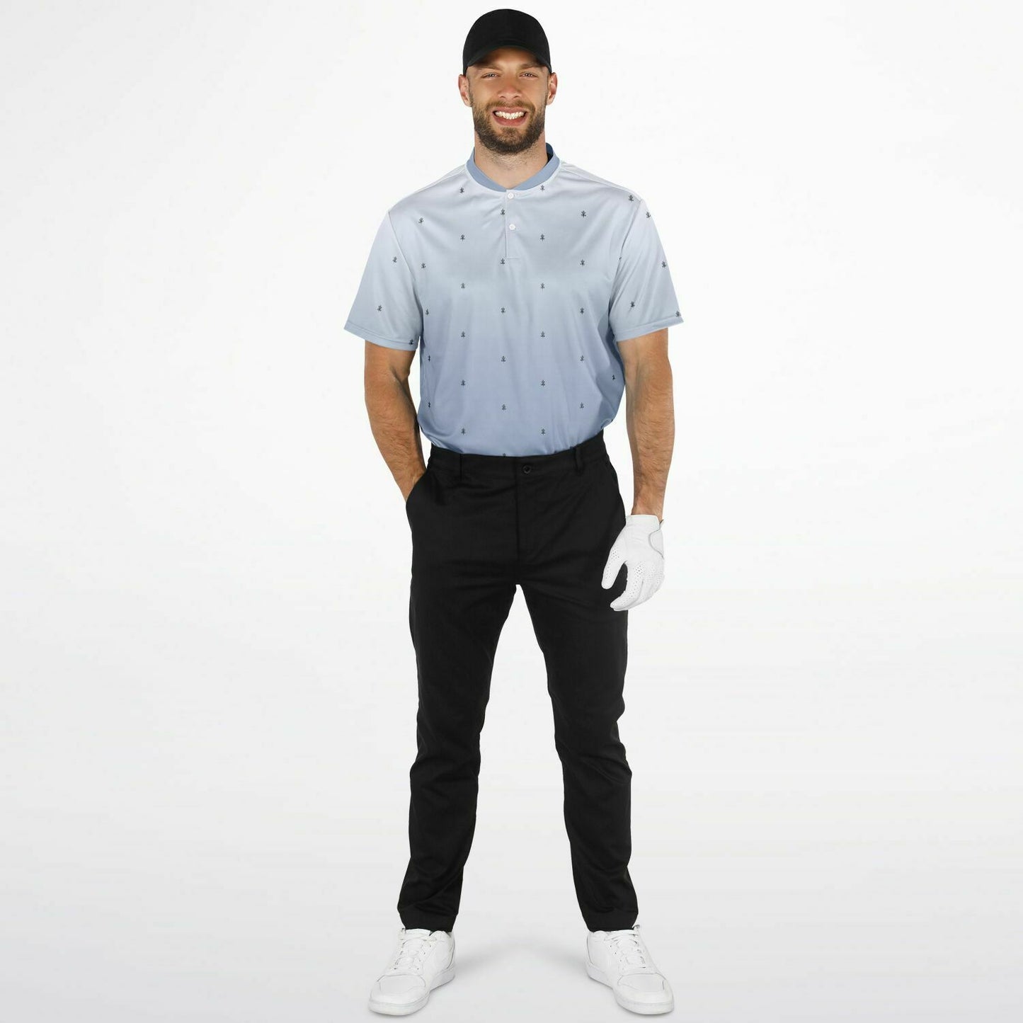 Pale Blue Competition Polo