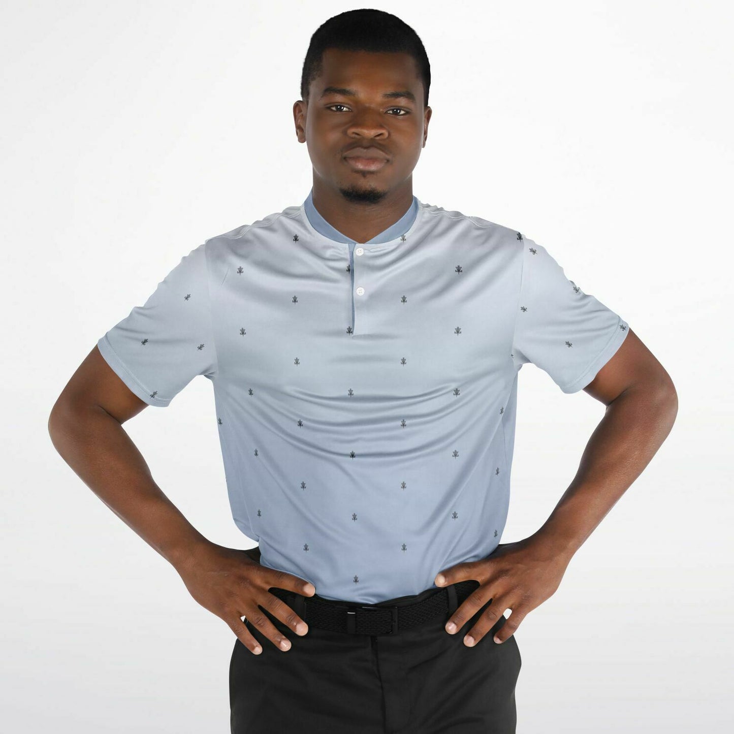Pale Blue Competition Polo