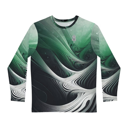 Green and Black Long Sleeve Jersey