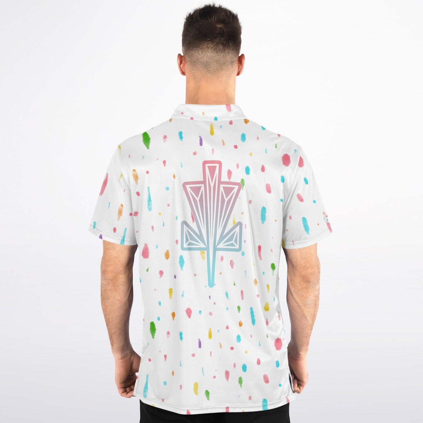 Mens Funfetti Polo